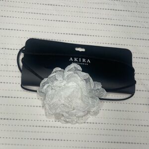 AKIRA White Floral Choker